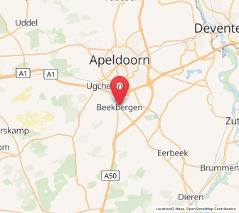 Map of Beekbergen, Gelderland