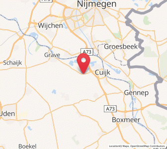 Map of Beers, North Brabant