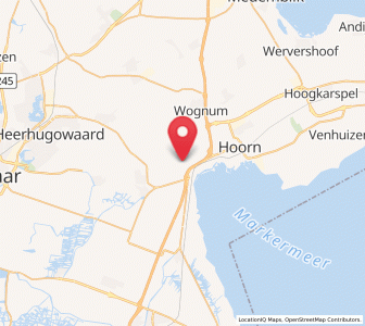 Map of Berkhout, North Holland