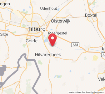 Map of Biest-Houtakker, North Brabant