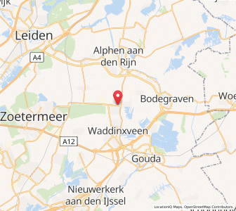 Map of Boskoop, South Holland