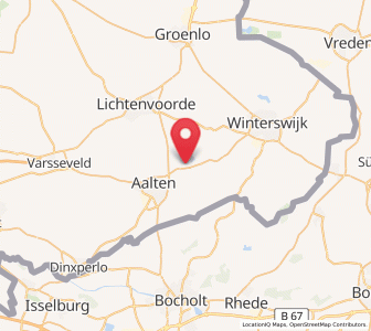 Map of Bredevoort, Gelderland