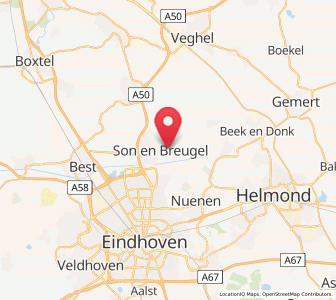 Map of Breugel, North Brabant