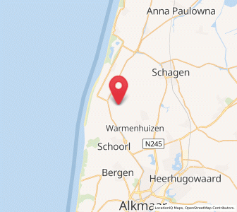Map of Burgerbrug, North Holland
