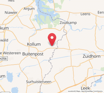 Map of Burum, Friesland