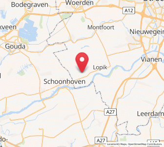 Map of Cabauw, Utrecht