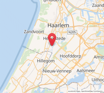 Map of De Glip, North Holland