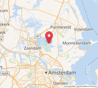 Map of Den Ilp, North Holland