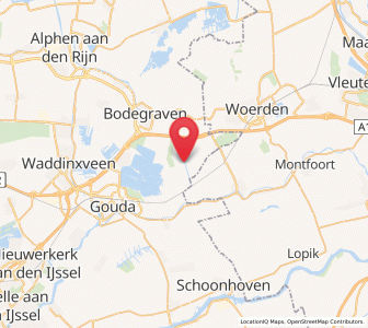 Map of Driebruggen, South Holland