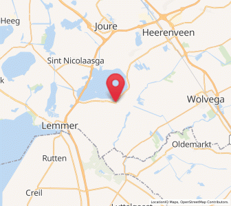 Map of Echtenerbrug, Friesland