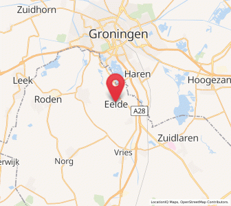 Map of Eelde, Drenthe