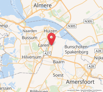 Map of Eemnes, Utrecht