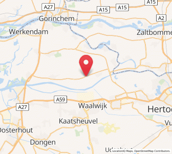 Map of Eethen, North Brabant