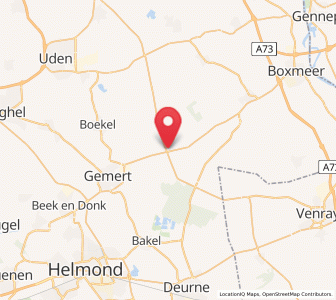 Map of Elsendorp, North Brabant