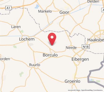 Map of Geesteren, Gelderland