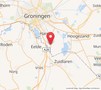 Map of Glimmen, Groningen
