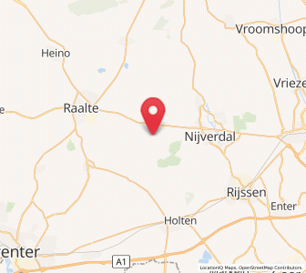 Map of Haarle, Overijssel