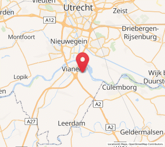 Map of Hagestein, Utrecht