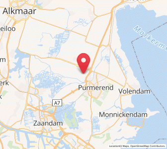 Map of Halfweg, North Holland