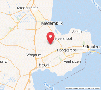 Map of Hauwert, North Holland