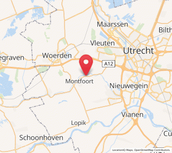 Map of Heeswijk, Utrecht