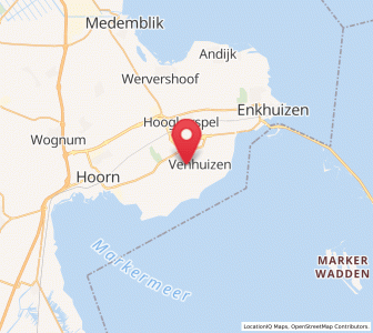 Map of Hem, North Holland