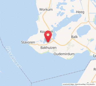 Map of Hemelum, Friesland