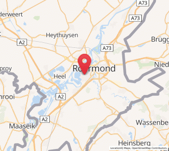 Map of Herten, Limburg