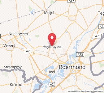 Map of Heythuysen, Limburg