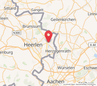 Map of Hopel, Limburg