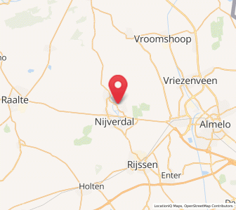 Map of Hulsen, Overijssel