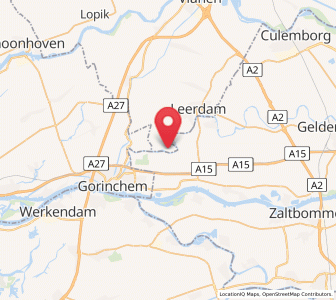 Map of Kedichem, Utrecht