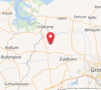 Map of Kommerzijl, Groningen