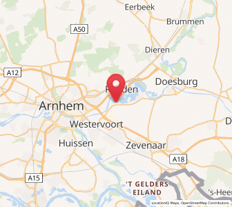 Map of Lathum, Gelderland