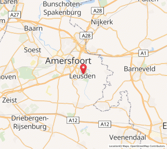 Map of Leusden, Utrecht