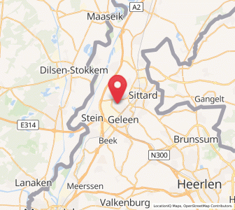 Map of Lindenheuvel, Limburg