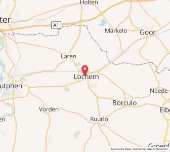 Map of Lochem, Gelderland