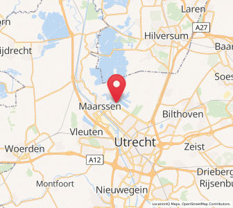Map of Maarsseveen, Utrecht