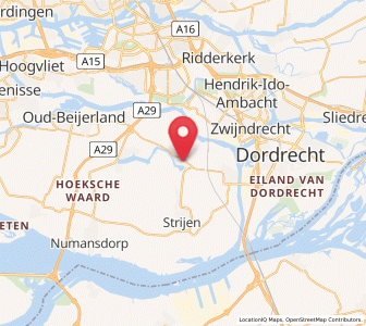 Map of Maasdam, South Holland