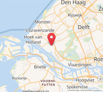 Map of Maasdijk, South Holland