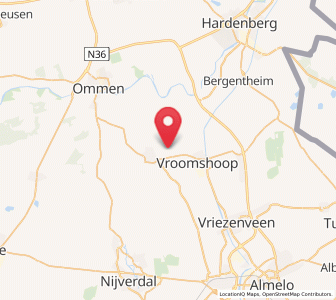 Map of Magele, Overijssel