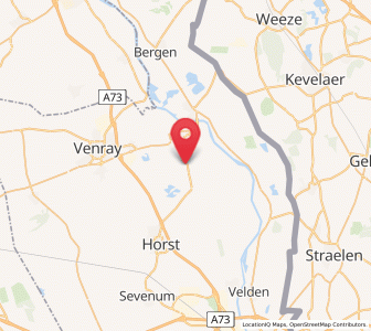 Map of Meerlo, Limburg