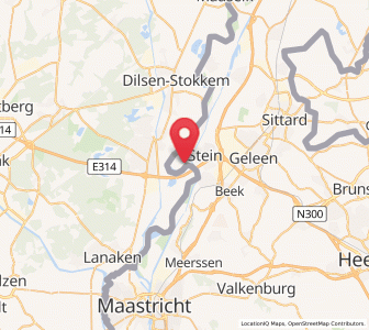 Map of Meers, Limburg
