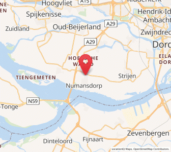 Map of Middelsluis, South Holland