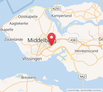 Map of Nieuw- en Sint Joosland, Zeeland