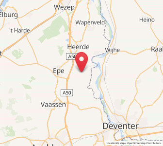 Map of Oene, Gelderland