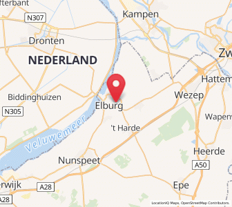 Map of Oostendorp, Gelderland