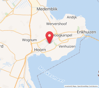Map of Oosterblokker, North Holland