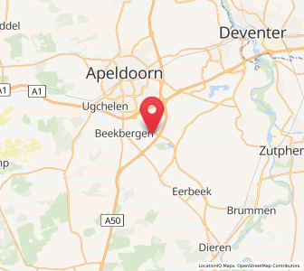 Map of Oosterhuizen, Gelderland