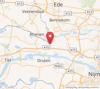 Map of Opheusden, Gelderland